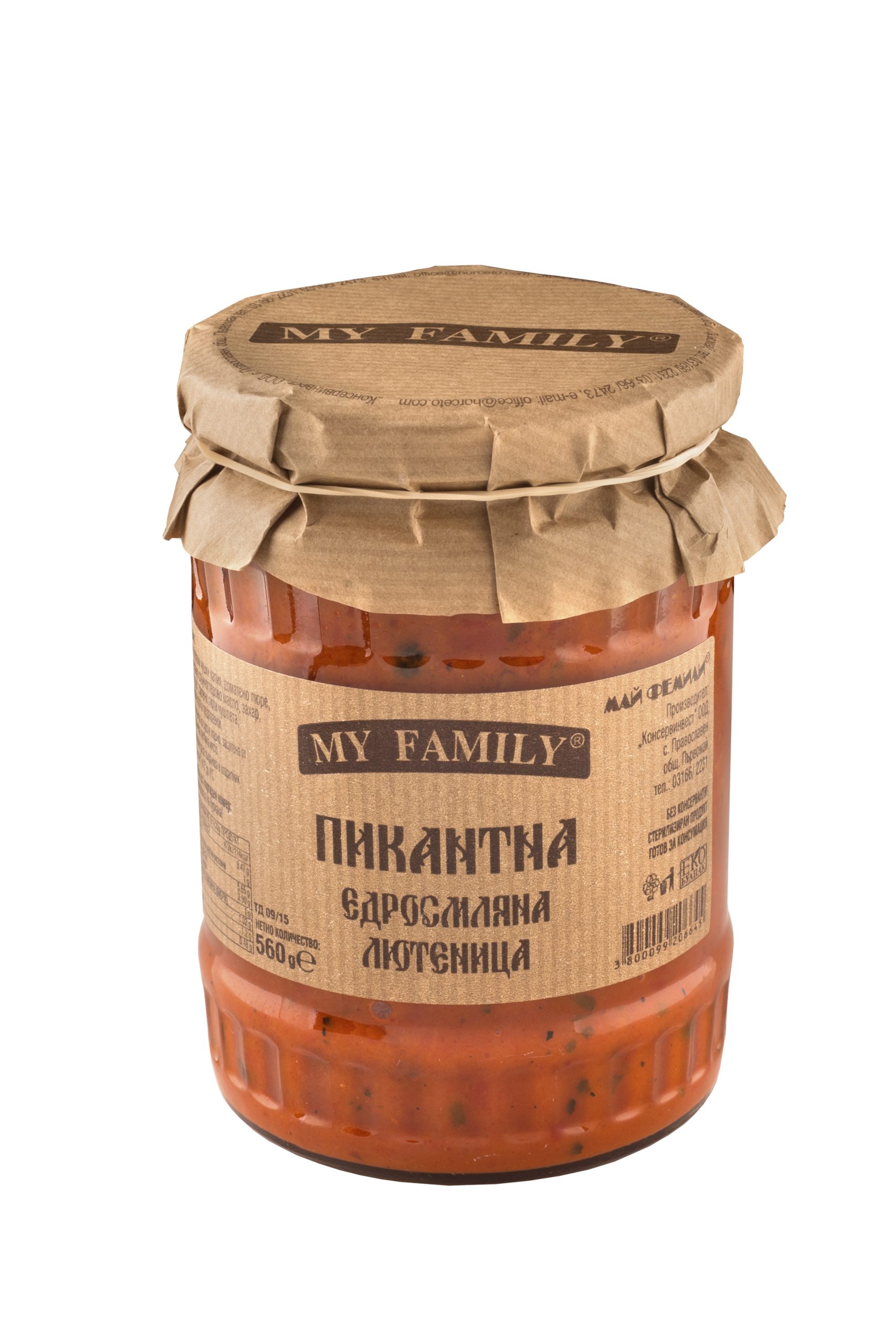 MY FAMILY Liutenitsa Edra PICANTE 6x560G
