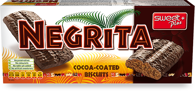 SWEET + Galletas NEGRITA 160G