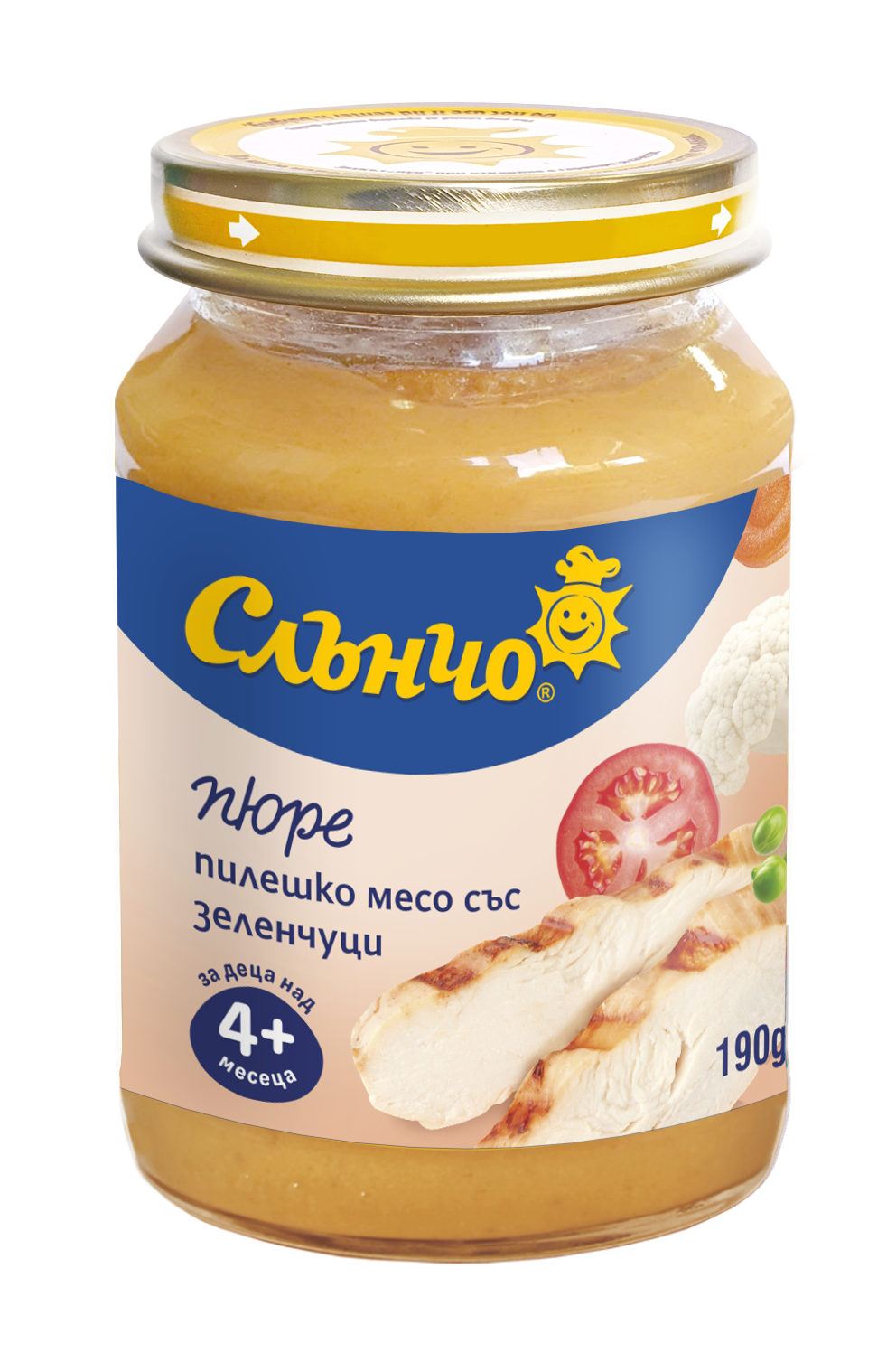 SLANCHO Pure Pile Zelenchutsi/Pollo Verduras 190G
