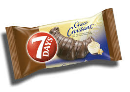 7 DAYS CROASAN CHOKO Glazura Vanilia 20x60G