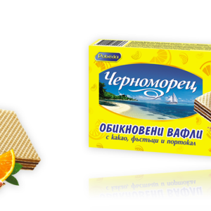 Vafli CHERNOMORETS Cacahuetes Naranja 420G 16UND