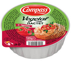 COMPASS VEGETAL Pate Chushki/Pimientos 10x125G