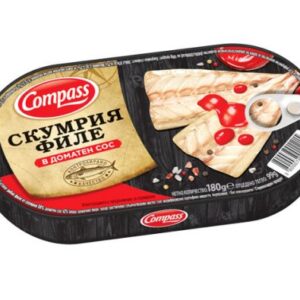 COMPASS Skumria File Domaten Sos 10x180G