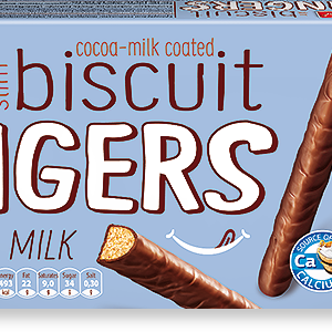 SWEET + Biscuit FINGERS Mliako SLIM / palitos 130G