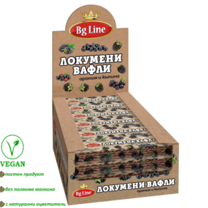 Vafli BG LINE RETRO Lokumena Aronia Kapina 24x30G