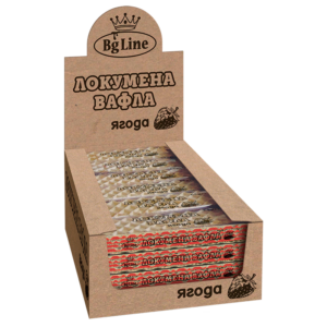 BG LINE RETRO Gofre Lokum Fresa 16x65G