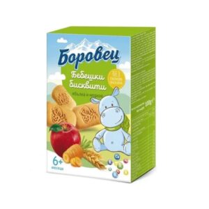 BOROVETS Galletas Bebe MANZANA ZANAHORIA 100G