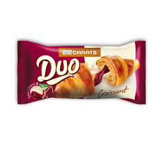 SWEET + 22 KARATA Croasan DUO Guinda Leche 24x80G