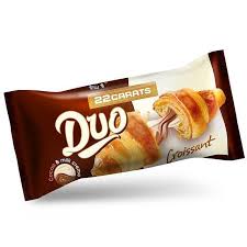 SWEET + 22 KARATA Croasan DUO Cacao Leche 24x80G