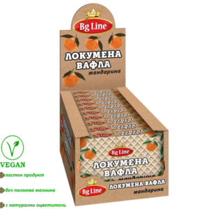 Vafli BG LINE RETRO Lokumena Mandarina 10x200G