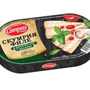 COMPASS Skumria File Domaten Sos Bosilek 10x180G