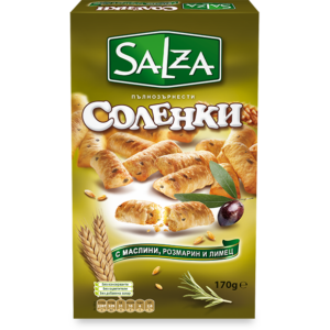 SALZA Galletas Saladas con Einkorn, Aceitunas 170G
