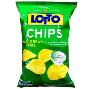 LOTTO Chips/Patatas Fritas Nata Eneldo 19x100G