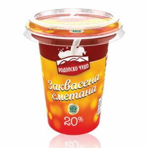 RODOPSKO CHUDO Zakvasena Smetana 20% 400G